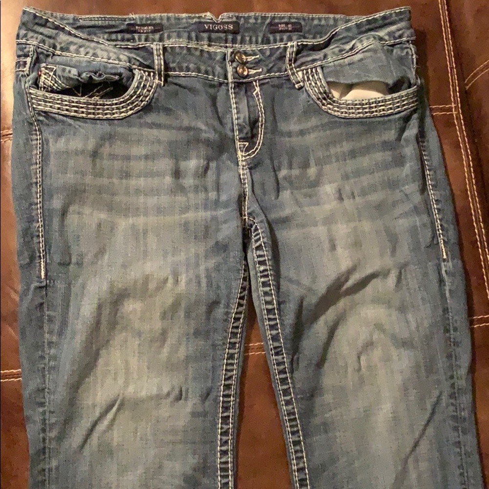 Vigoss Jeans - Chelsea Slim Boot - Size 22